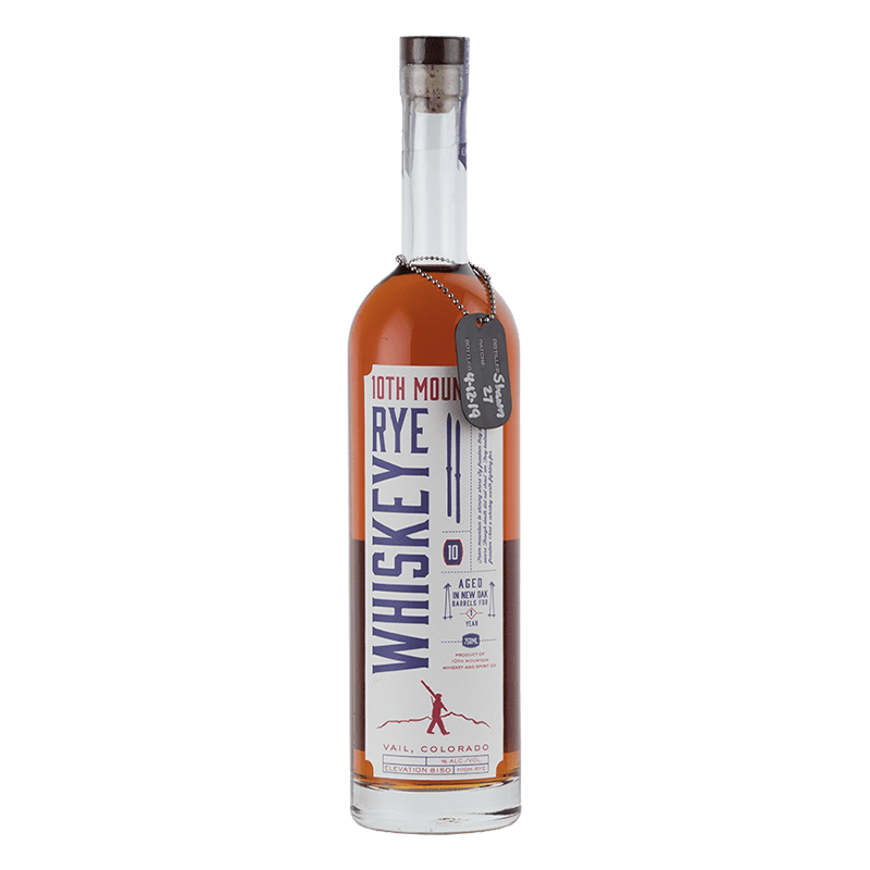 10th Mountain Rye Whiskey 750ml - The Bottle Haus
