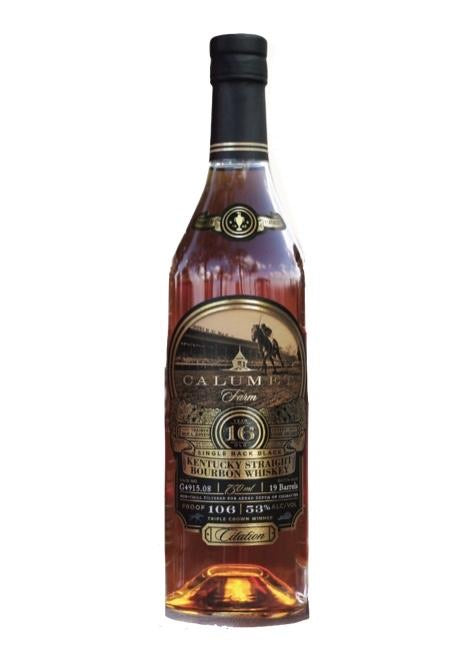 Calumet Farm 16 Year Old Single Rack Black Bourbon Whiskey